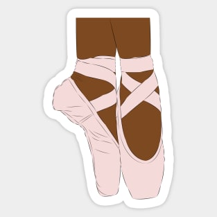 En Pointe Sticker